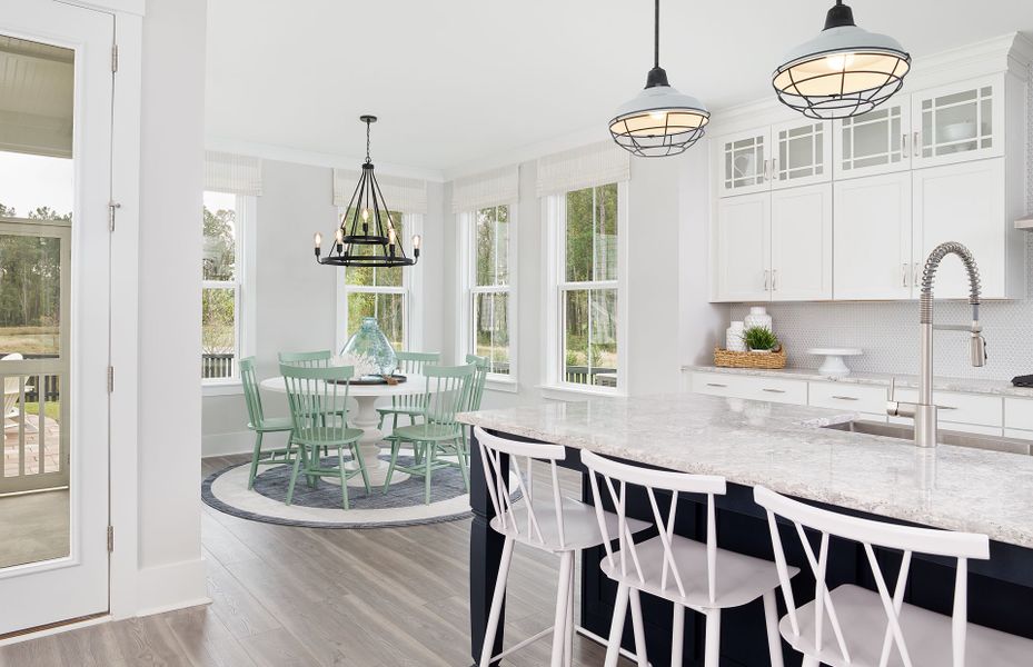 Representative furnished interior of a home built from the Primrose by Pulte Homes in Long Savanna, Charleston (Image 9).