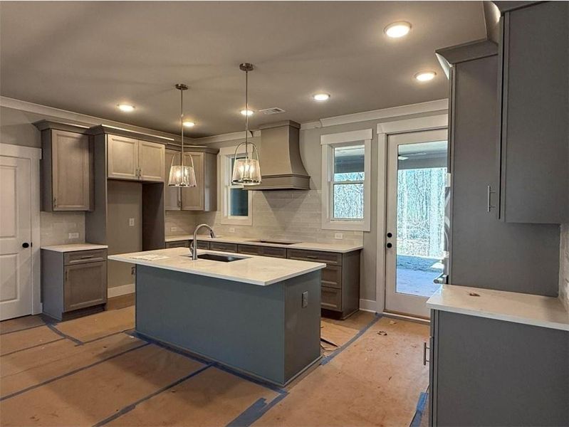 In-progress construction of a new home in , Statham, GA (Image 7).