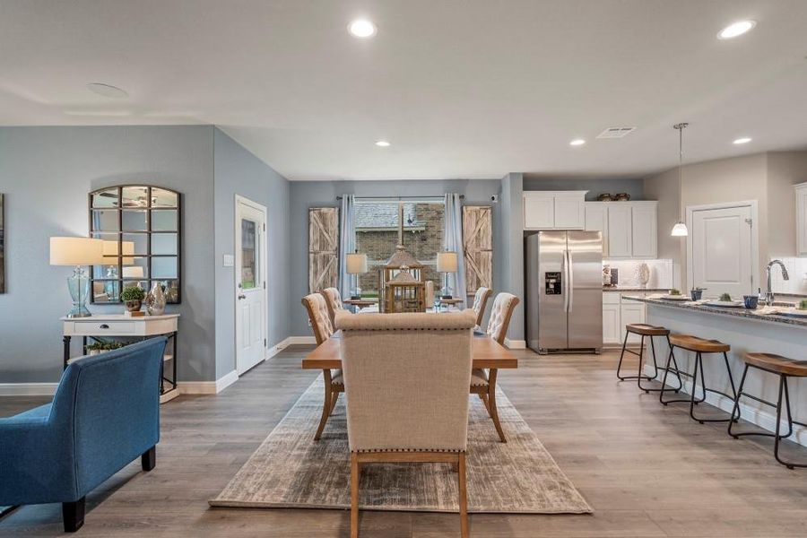 Furnished interior view inside a new home in , Justin (Image 23).