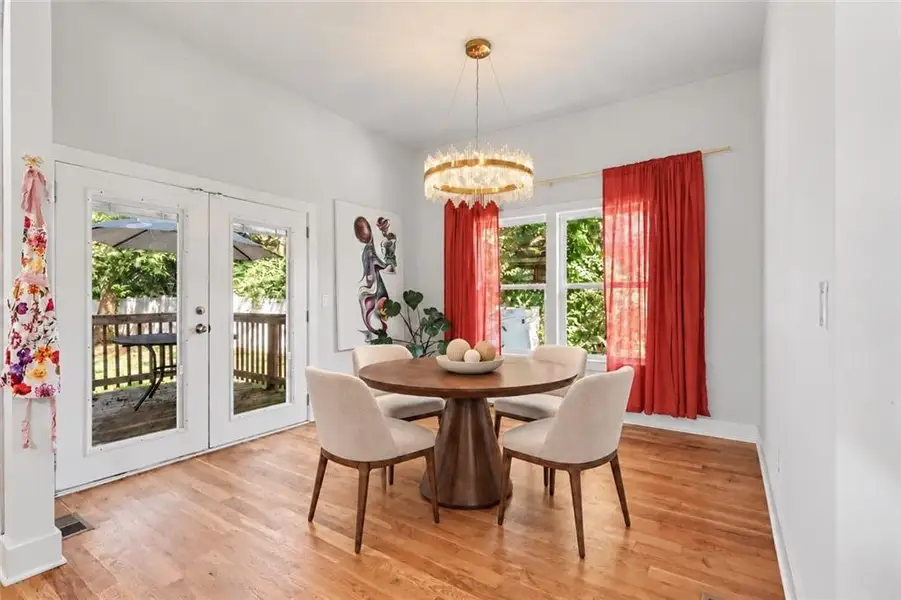 Furnished interior view inside a new home in , Atlanta (Image 25).