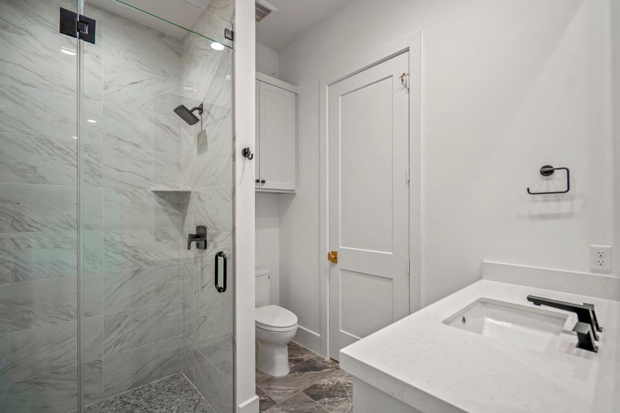 Furnished interior view inside a new home in , Houston (Image 41).