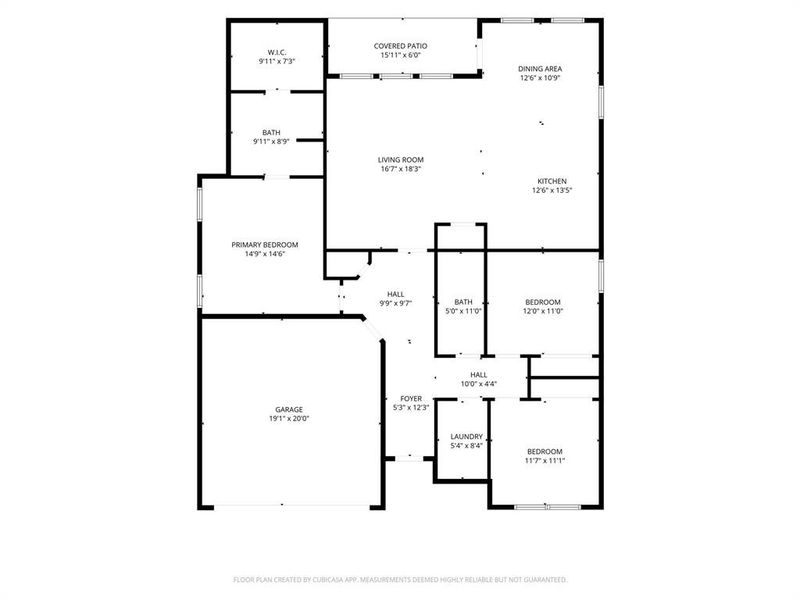 2D floor plan layout of this home in , Granbury, TX (Image 5).