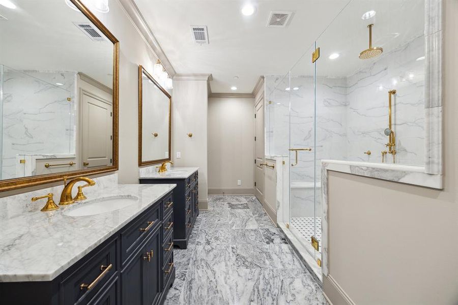 Every bedroom in this home features an en-suite bath that will leave you speechless. With luxurious finishes and impeccable attention to detail, each one offers a private retreat of unparalleled elegance.