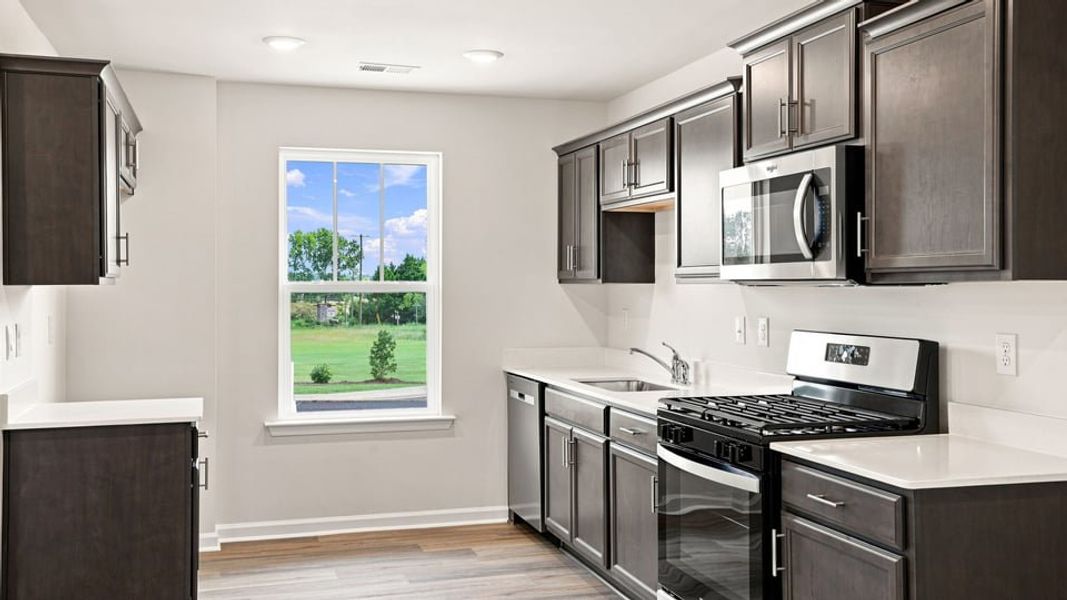 Furnished interior view inside a new home in Village 3, Woodruff (Image 8). Furnished interior view inside a new home in Village 3, Woodruff (Image 8).