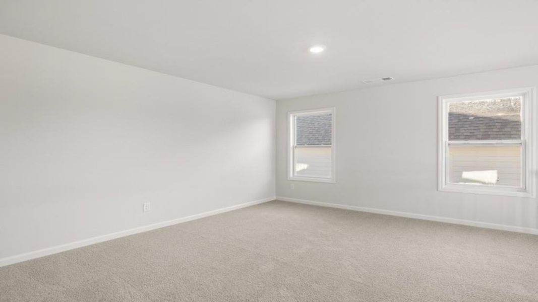 Spacious, unfurnished interior of a new home in Hamptons at Riverwood East, Dallas (Image 48).