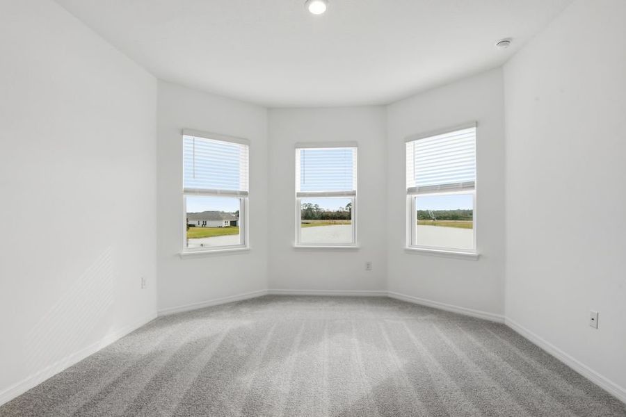Representative unfurnished interior of a home built from the Barbados by Taylor Morrison in Ardisia Park, New Smyrna Beach (Image 36).