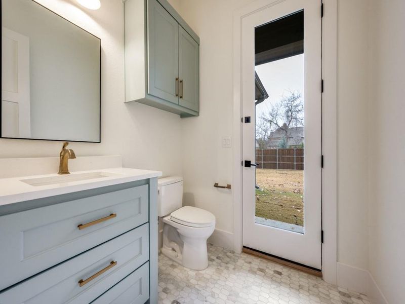 Furnished interior view inside a new home in , Denton (Image 9).