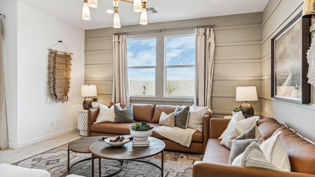 Furnished interior view inside a new home in Barnett Village, Marana (Image 10).