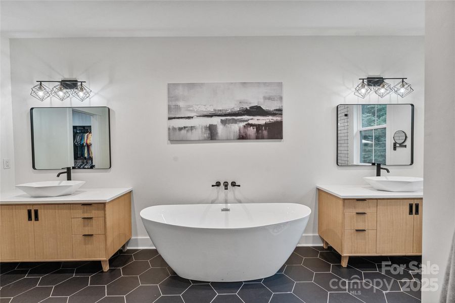 Furnished interior view inside a new home in , York (Image 29).