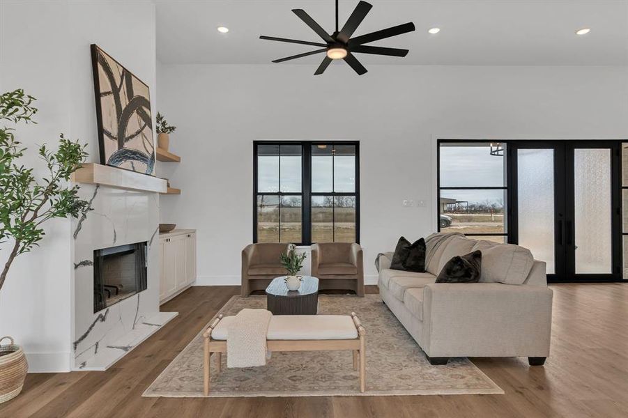 Furnished interior view inside a new home in , Joshua (Image 10).