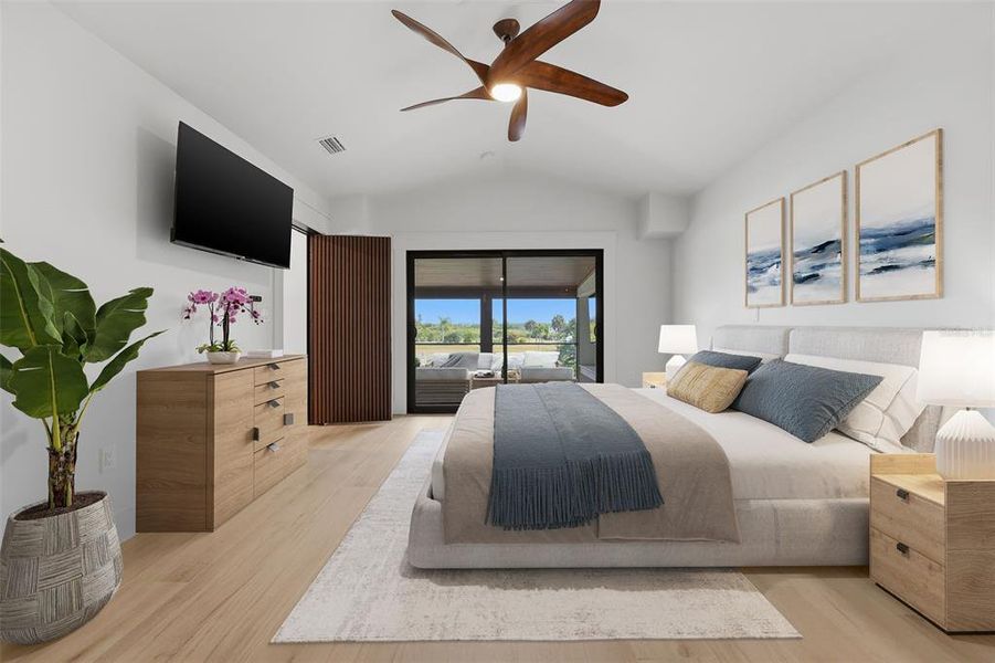 Furnished interior view inside a new home in , Englewood (Image 19).