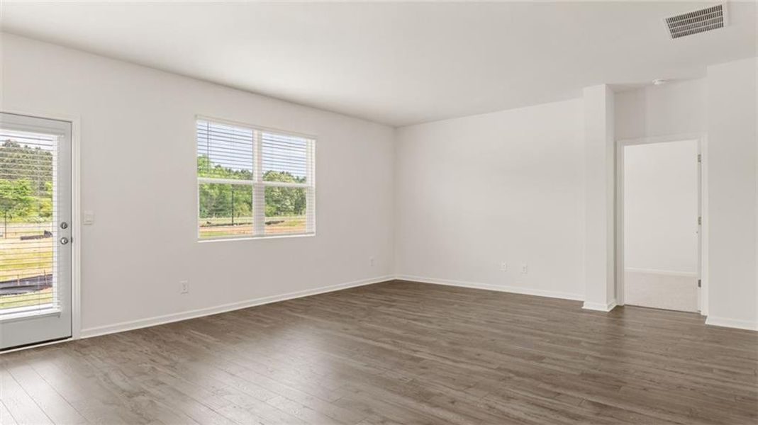 Spacious, unfurnished interior of a new home in The Reserve at Calcutta, Stockbridge (Image 20). Spacious, unfurnished interior of a new home in The Reserve at Calcutta, Stockbridge (Image 20).