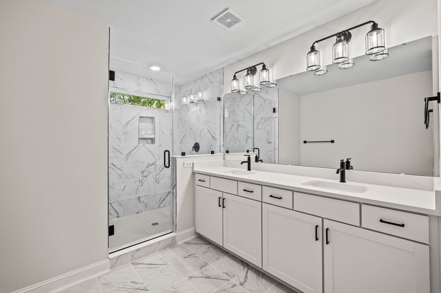 Representative furnished interior of a home built from the Avery by Hunter Quinn Homes in Beaufort County Homes, Beaufort (Image 6).