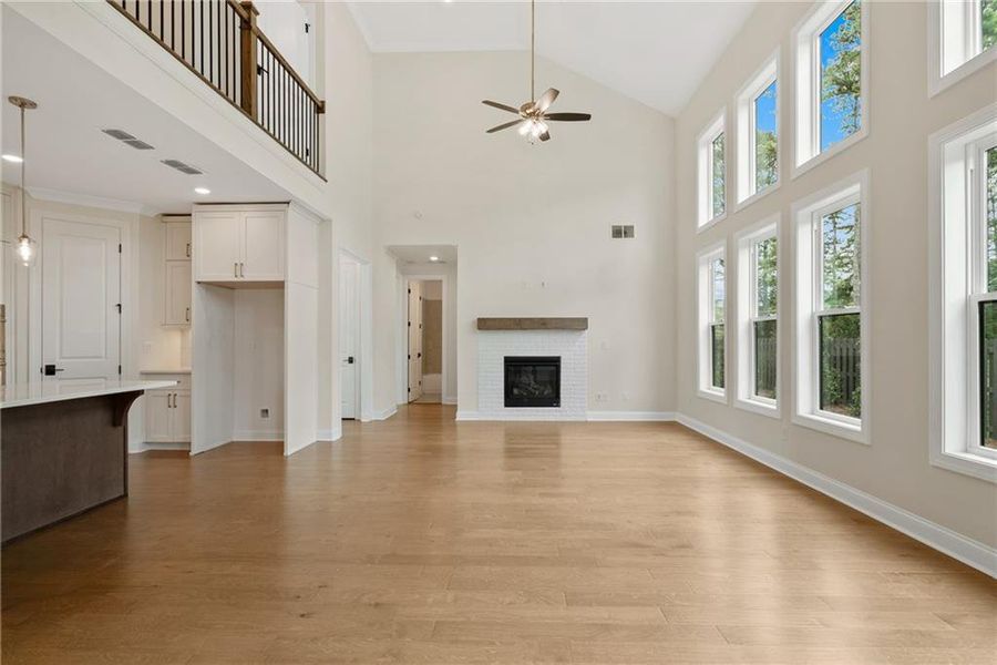 Spacious, unfurnished interior of a new home in Promenade at Sawnee Village, Cumming (Image 19).