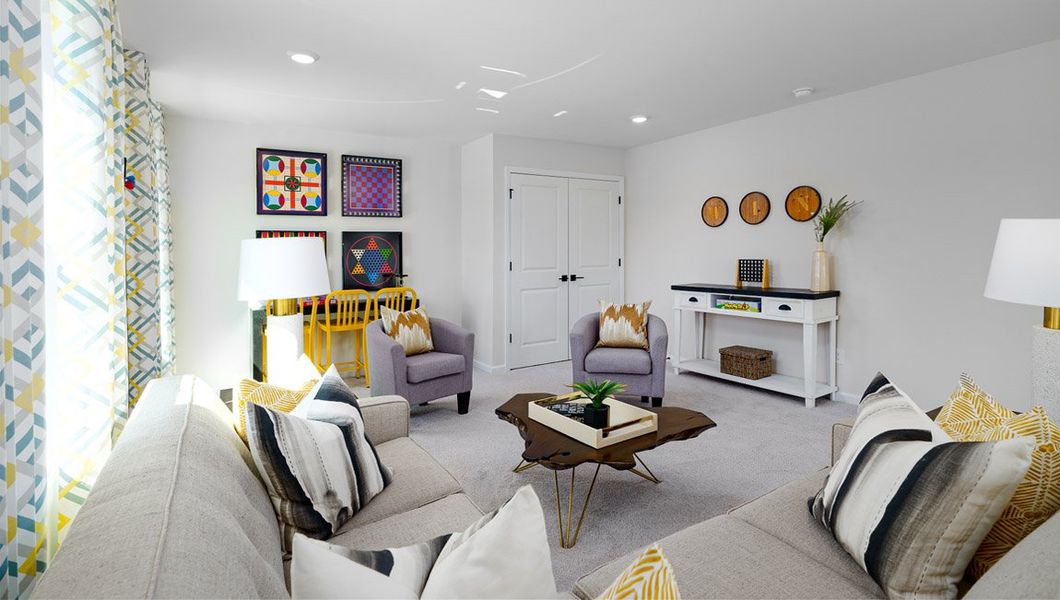 Furnished interior view inside a new home in Sylvan Creek, Denver (Image 14).