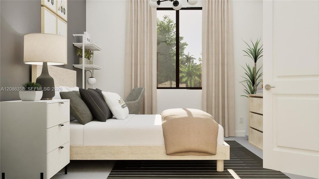 Furnished interior view inside a new home in Solterra, Sunrise (Image 2).