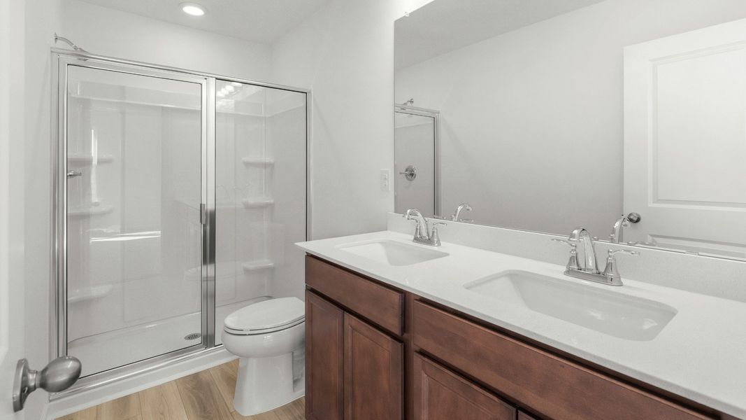 Furnished interior view inside a new home in Seabreeze Crossing, Little River (Image 16).