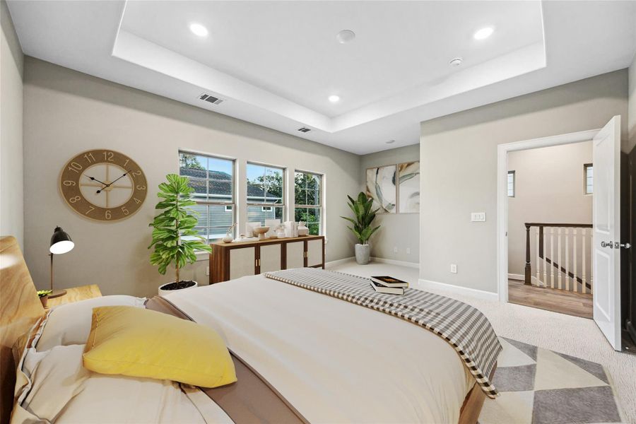 Furnished interior view inside a new home in , Houston (Image 8). Furnished interior view inside a new home in , Houston (Image 8).