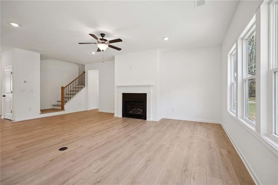 Spacious, unfurnished interior of a new home in Arbors at Richland Creek, Buford (Image 15).