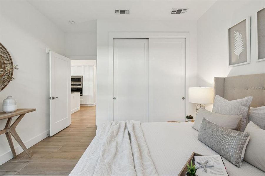 Furnished interior view inside a new home in , Sarasota (Image 45).