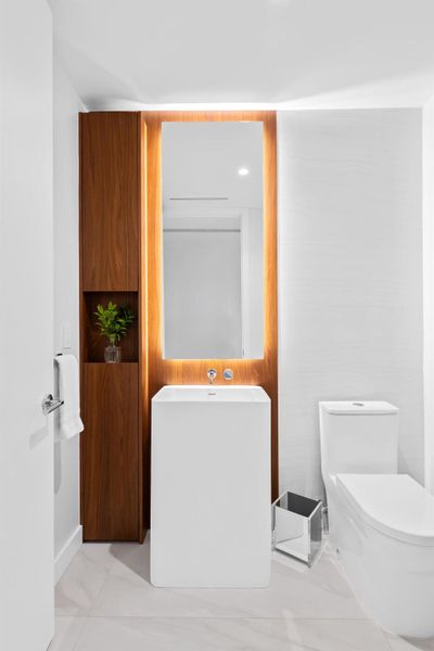 Furnished interior view inside a new home in Alina Residences, Boca Raton (Image 19).