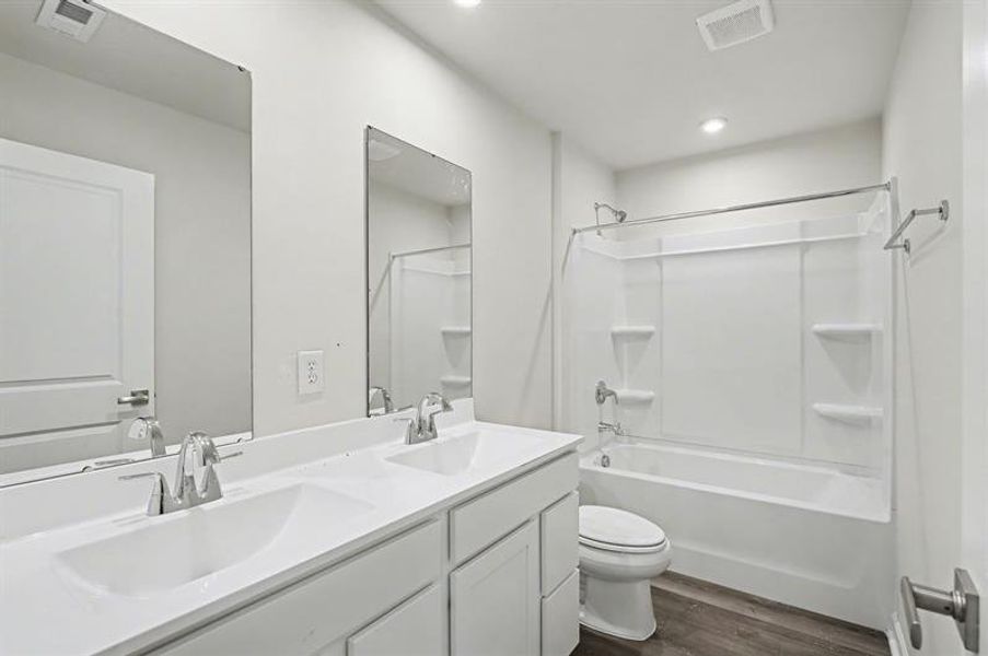 Furnished interior view inside a new home in Sterling Oaks, Ash (Image 7).