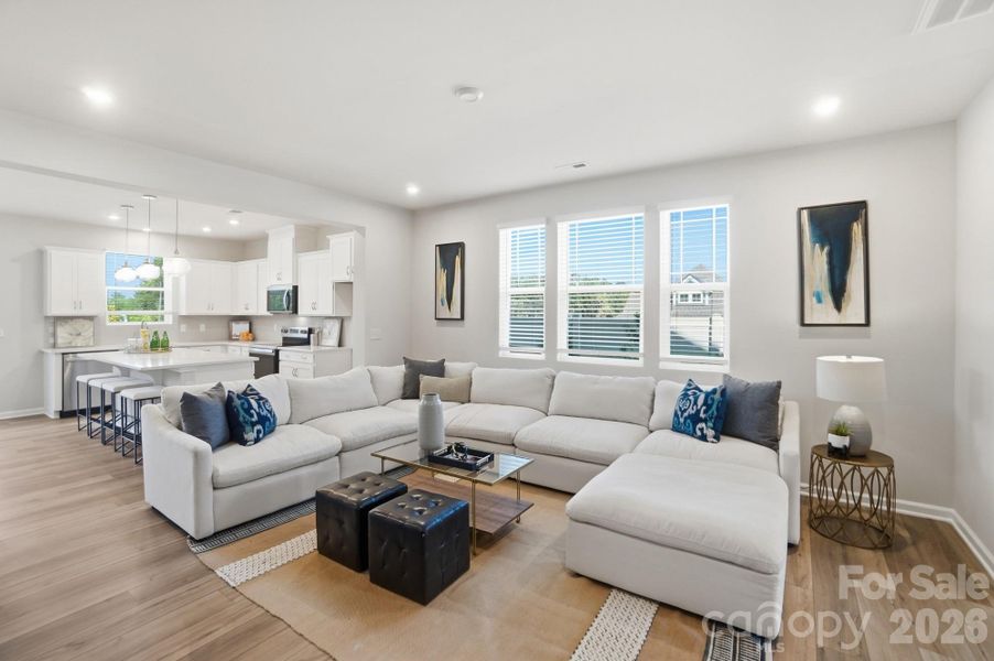 Furnished interior view inside a new home in Arbor Chase, Clover (Image 18).