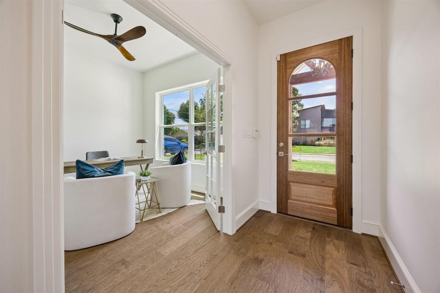 Furnished interior view inside a new home in , Houston (Image 37).