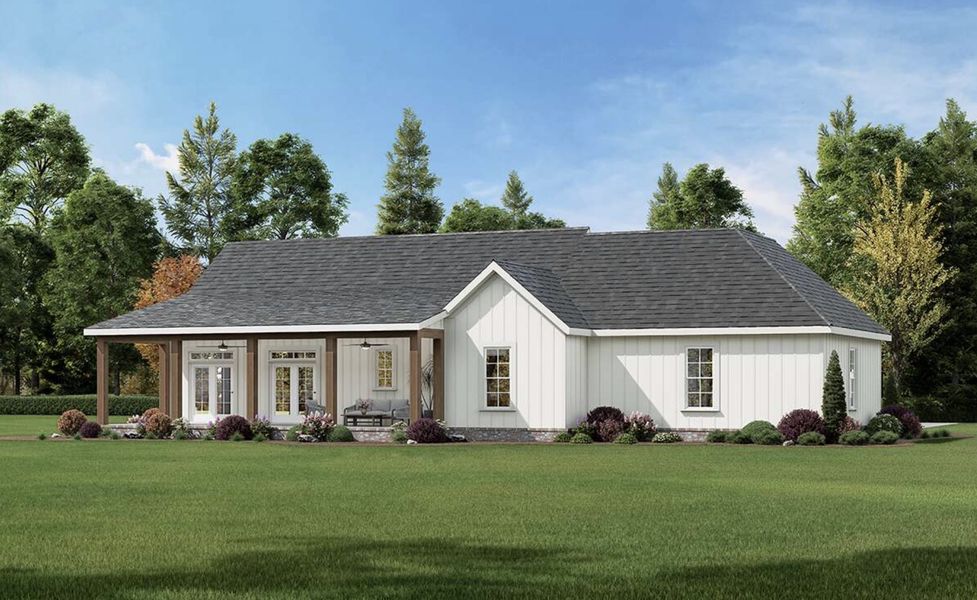 Representative exterior photo of a completed home built from the Otto by Zeal Home Builders in Echo Grove, Poolville, TX (Image 12).