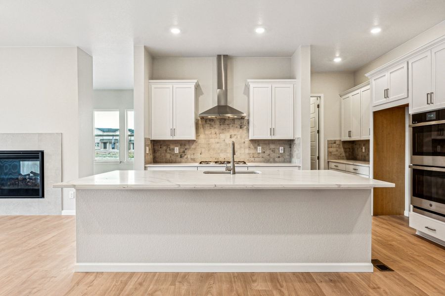 Representative furnished interior of a home built from the Snowmass by Taylor Morrison in Trailstone Destination Collection, Arvada (Image 45).