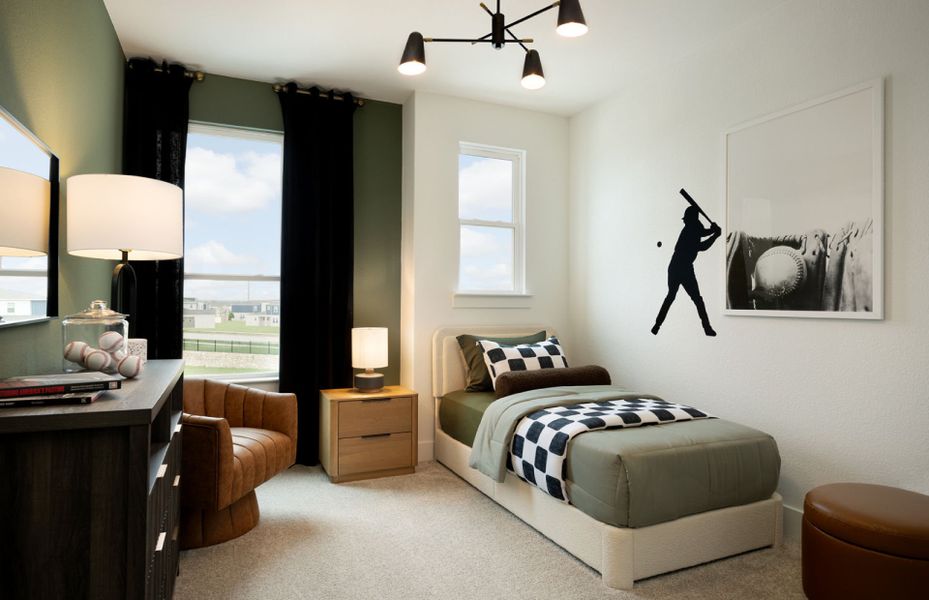 Furnished interior view inside a new home in Northpoint at Old Settlers, Round Rock (Image 4).