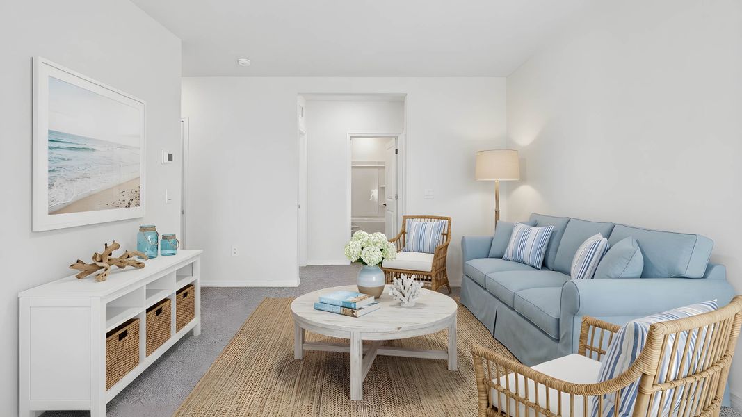 Representative furnished interior of a home built from the Darwin by D.R. Horton in Ocala Crossings South, Ocala (Image 10).