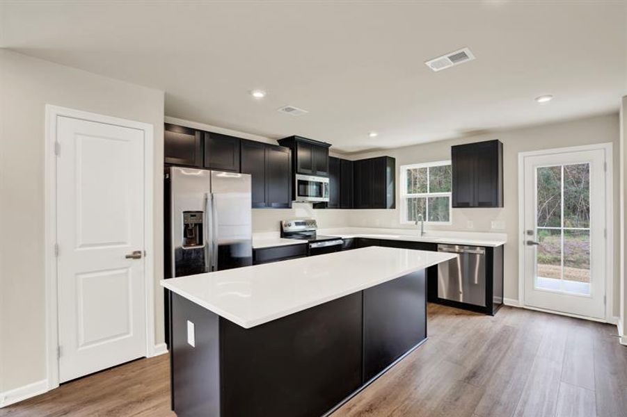 Furnished interior view inside a new home in Royal Oaks Cottages, Hardeeville (Image 7). Furnished interior view inside a new home in Royal Oaks Cottages, Hardeeville (Image 7).