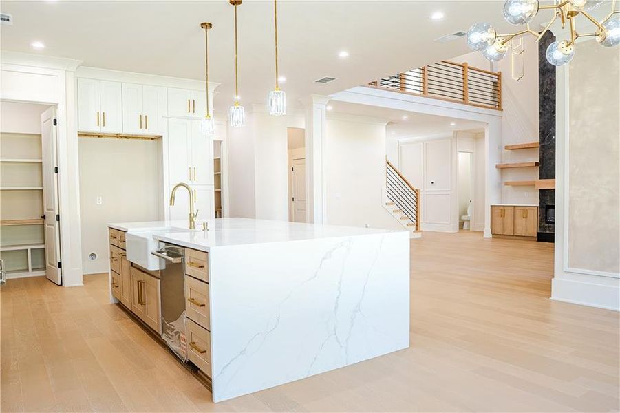 Furnished interior view inside a new home in , Grayson (Image 17).