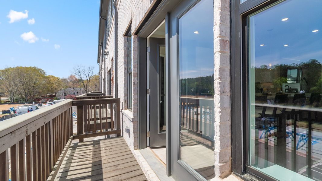 Representative furnished interior of a home built from the Seaton by DRB Homes in Barrett Pointe, Kennesaw (Image 15).