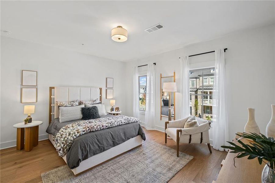 Furnished interior view inside a new home in South on Main, Woodstock (Image 32).