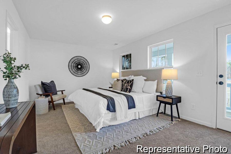 Furnished interior view inside a new home in , Ravenel (Image 25).