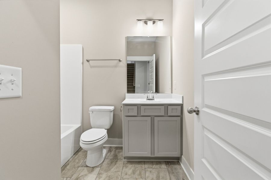 Furnished interior view inside a new home in Veterans Cove, Murfreesboro (Image 10).