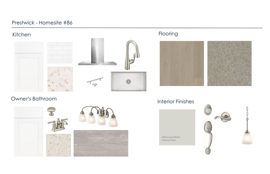 Sample of building materials used in homes in Prestwick, Apex (Image 23).