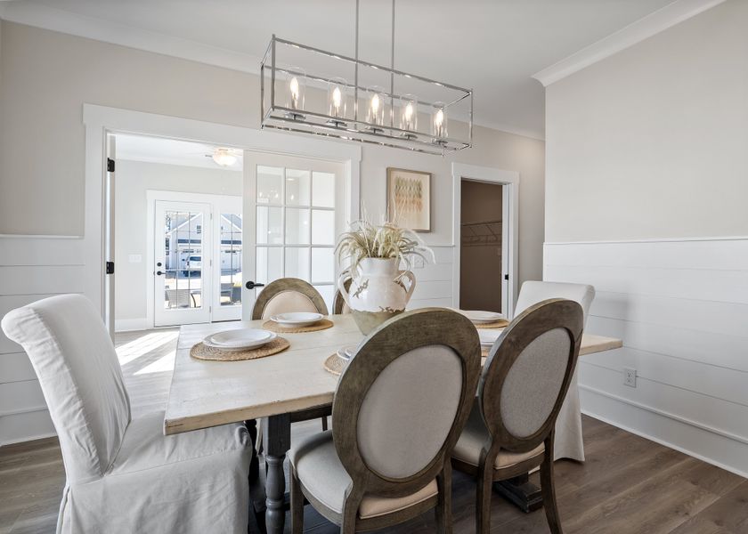 Representative furnished interior of a home built from the Wayside by Bill Clark Homes in The Sanctuary at Sunset Beach, Sunset Beach (Image 9).