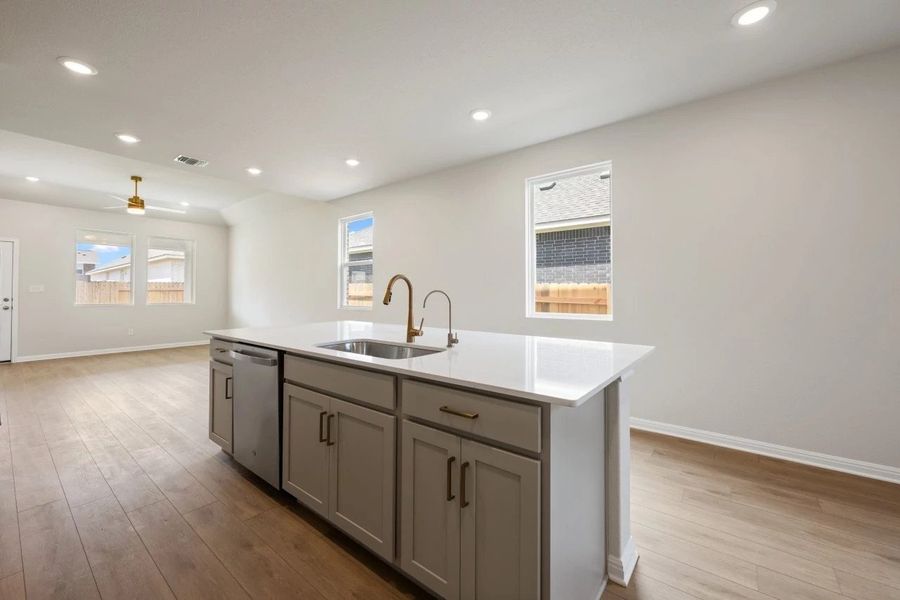 Furnished interior view inside a new home in La Cima, San Marcos (Image 8).