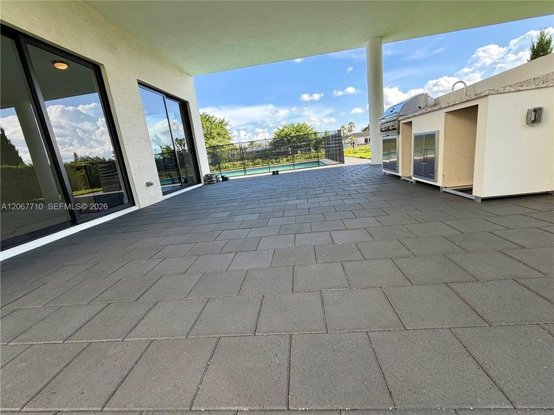 Exterior details and patio area of a home in , Weston (Image 28). Exterior details and patio area of a home in , Weston (Image 28).