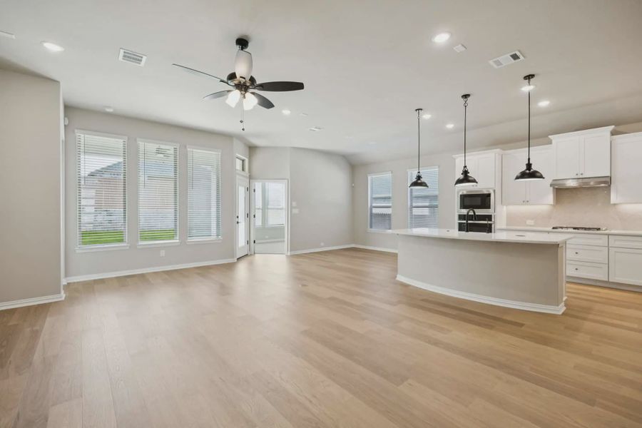 Representative unfurnished interior of a home built from the Bridgeport by Chesmar Homes in Heartland 50's and 60's, Heartland (Image 16).