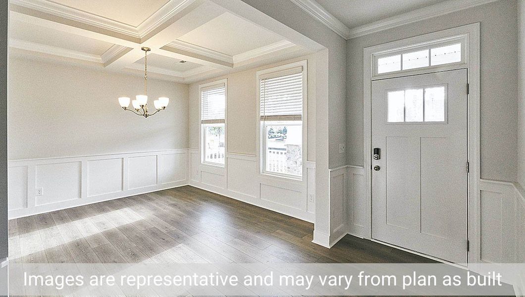 Spacious, unfurnished interior of a new home in The Manors at Winston Pointe, Clayton (Image 11).