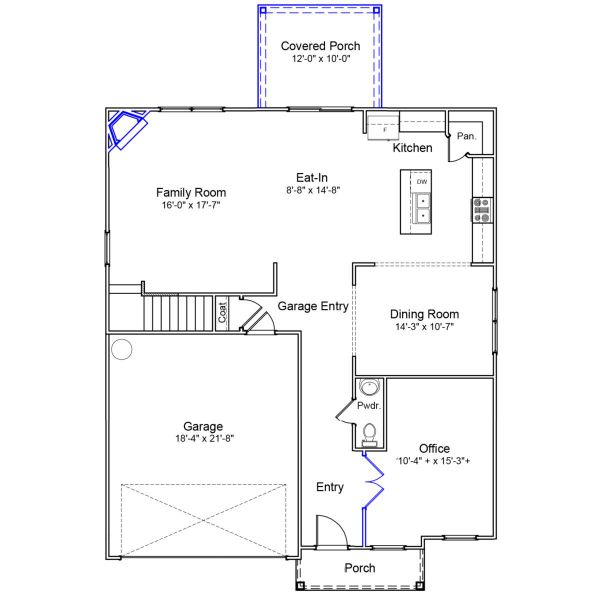 2D floor plan layout of this home in Ellington, Elgin, SC (Image 2). 2D floor plan layout of this home in Ellington, Elgin, SC (Image 2).