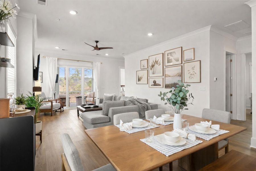 Furnished interior view inside a new home in , Summerville (Image 18).