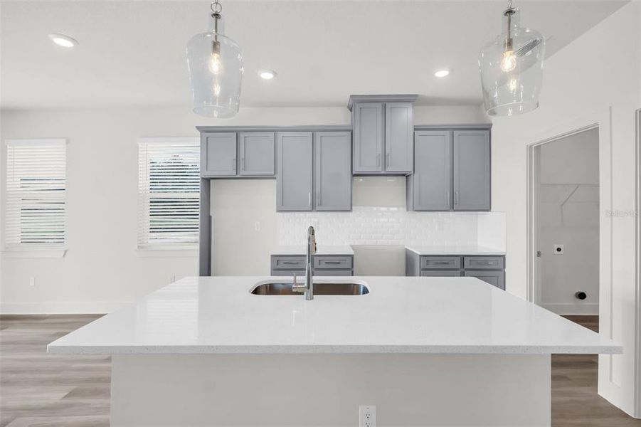 Furnished interior view inside a new home in Emerald Fields, Hudson (Image 9).