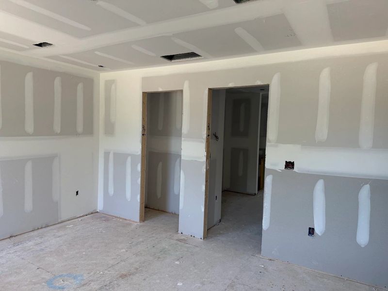 In-progress construction of a new home in Towns at The Point, Rolesville, NC (Image 23).