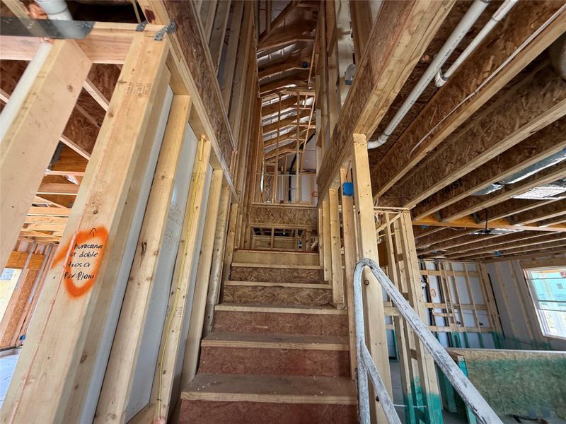 In-progress construction of a new home in The Cottages at La Cima, San Marcos, TX (Image 25). In-progress construction of a new home in The Cottages at La Cima, San Marcos, TX (Image 25).