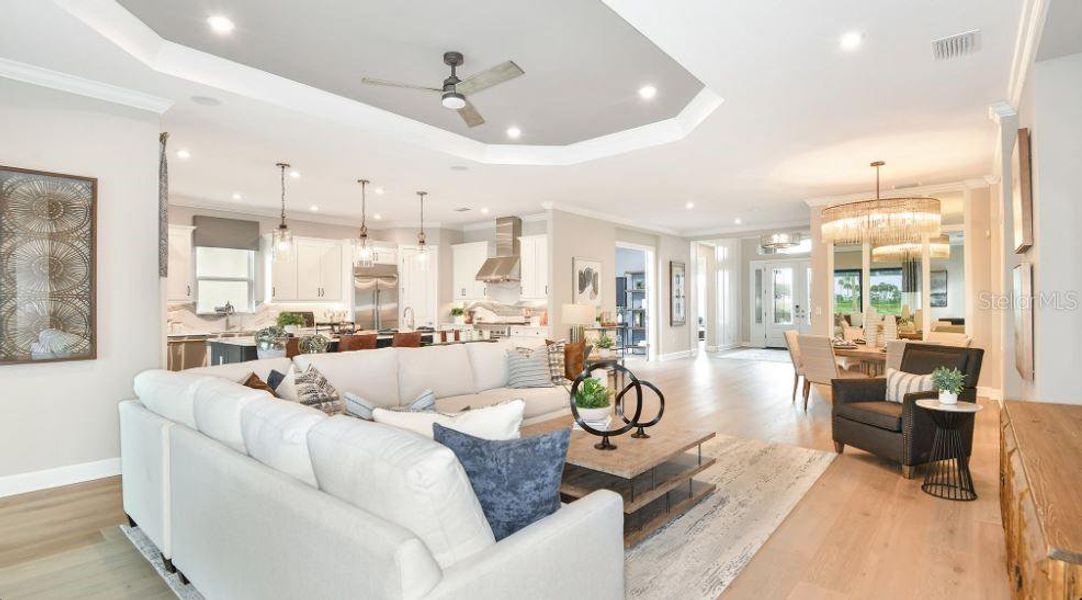 Furnished interior view inside a new home in Skye Ranch Community Group Page, Sarasota (Image 9).